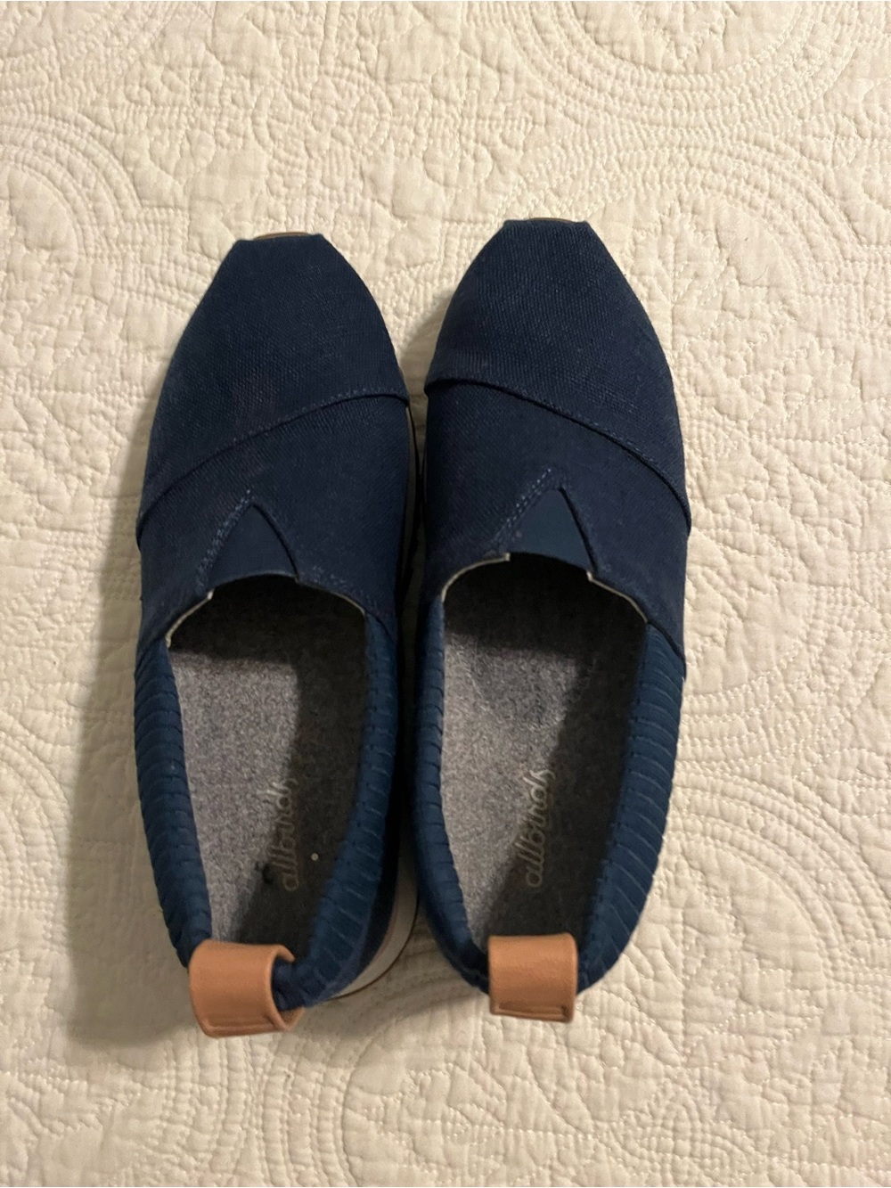 Toms Navy blue casual slip on shoes